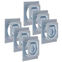  Bevestigingsringen voor aanhanger 2000 kg verzinkt staal 6 st