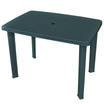  Tuintafel 101x68x72 cm kunststof groen