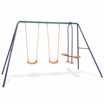  Schommelset met 4 zitjes oranje