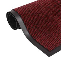  Droogloopmat rechthoekig getuft 80x120 cm rood