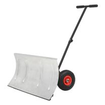  Sneeuwploeg handbediend met wielen 100x44 cm