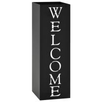  Parapluhouder Welcome staal zwart