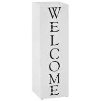  Parapluhouder Welcome staal wit