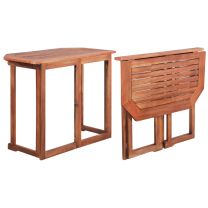  Balkontafel 90x50x75 cm massief acaciahout