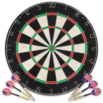  Dartbord professioneel met 6 darts sisal
