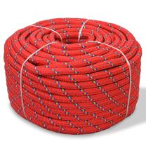  Boot touw 16 mm 250 m polypropyleen rood