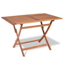  Tuintafel inklapbaar 120x70x75 cm massief teakhout