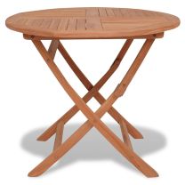  Tuintafel inklapbaar 85x76 cm massief teakhout
