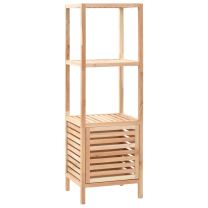  Badkamerkast 39,5x35,5x123 cm massief walnotenhout