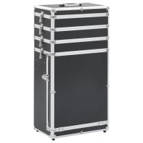  Make-up trolley aluminium zwart