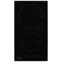 Inductiekookplaat met 2 kookzones aanraakbediening 3500 W glas