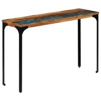  Wandtafel 120x35x76 cm massief gerecycled hout