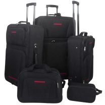  Reisbagage set zwart 5-delig