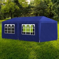 Partytent feesttent 3x6 mtr blauw