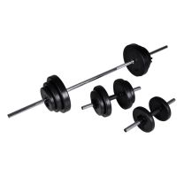  Barbell- en dumbbellset 30,5 kg