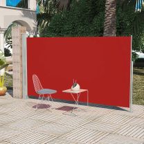  Uittrekbaar wind-/zonnescherm 160x300 cm rood
