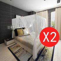  Klamboe vierkant met 3 openingen 2 st