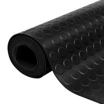 Rubberen anti-slip vloermat 5x1m stippen