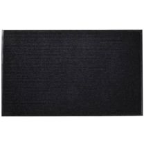  Deurmat 90x60 cm PVC zwart