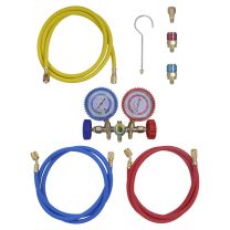  Manometer set voor airco met 2-richtingen