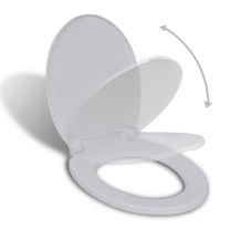  Toiletbril soft-close ovaal wit
