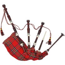  Kinderdoedelzak Schots Great Highland Royal Stewart Tartan rood