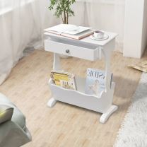  tijdschriftenrek Melrose wit