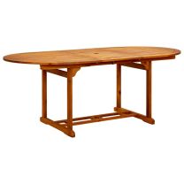  Tuintafel 200x100x74 cm massief acaciahout