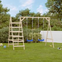  Schommelzitjes met touw 2 st 38x16 cm polyetheen blauw