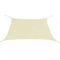  Zonnescherm vierkant 3,6x3,6 m oxford stof crme