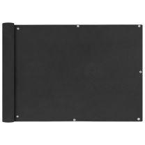  Balkonscherm Oxford textiel 75x400 cm antraciet
