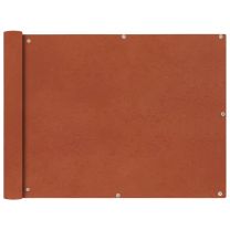  Balkonscherm Oxford textiel 90x400 cm terracotta