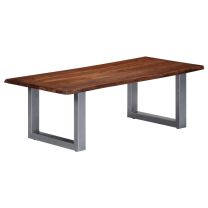  Salontafel met natuurlijke randen 115x60x40 cm acaciahout