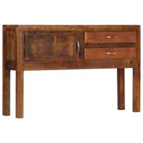 Dressoir 118x30x75 cm massief mangohout