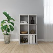  Boekenkast/dressoir 66x30x97,8 cm spaanplaat betongrijs