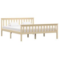  Bedframe massief grenenhout natuurlijk 160x200 cm