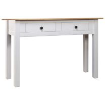  Wandtafel Panama Range 110x40x72 cm massief grenenhout wit