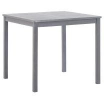  Tuintafel 80x80x74 cm massief acaciahout grijs