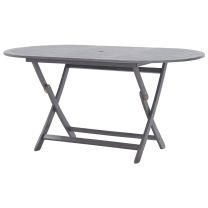  Tuintafel inklapbaar 160x85x75 cm massief acaciahout