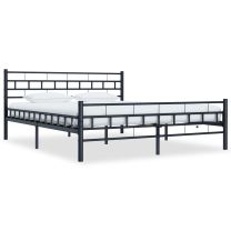  Bedframe staal zwart 160x200 cm