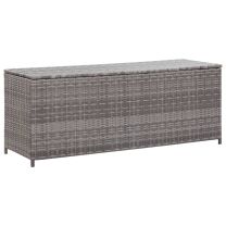  Tuinbox 120x50x60 cm poly rattan grijs