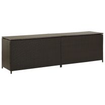  Tuinbox 200x50x60 cm poly rattan bruin