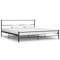  Bedframe metaal zwart 180x200 cm