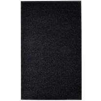  Deurmat 117x220 cm PVC zwart