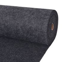  Tapijt 1,2x15 m ribstof antracietkleurig