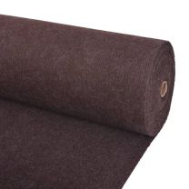  Tapijt 1,2x10 m ribstof bruin