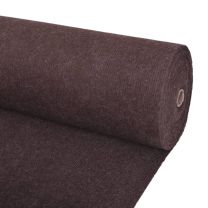  Tapijt 1,2x15 m ribstof bruin