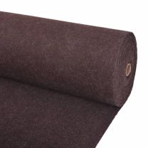  Tapijt 1,2x20 m ribstof bruin