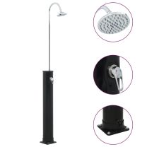  Solardouche 20 L 214 cm zwart