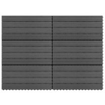  Tegels 6 st 1m 60x30 cm HKC grijs